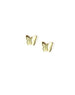 Simple Gold Butterfly Studs