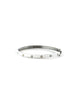 Dotted Diamond White Enamel Bangle