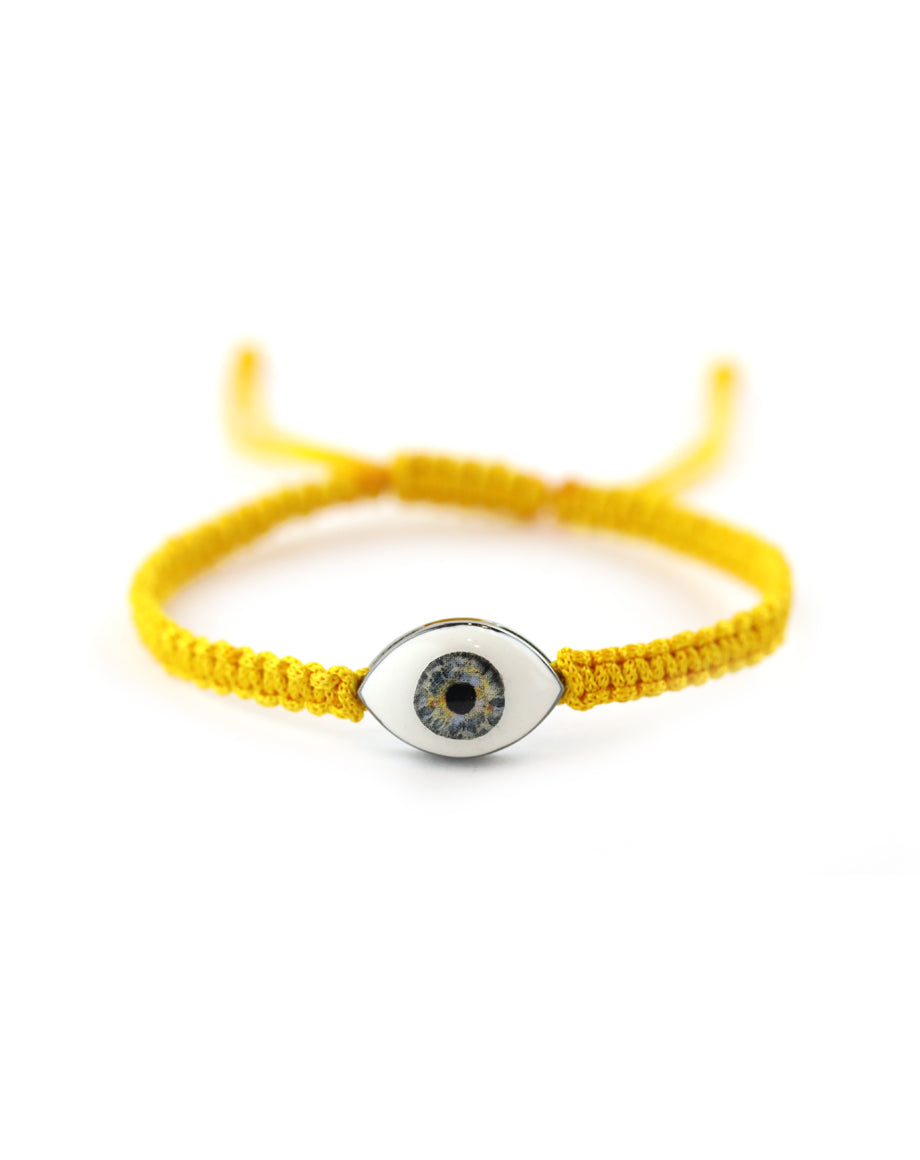 Cosmic Eye Bracelet: Yellow Thread